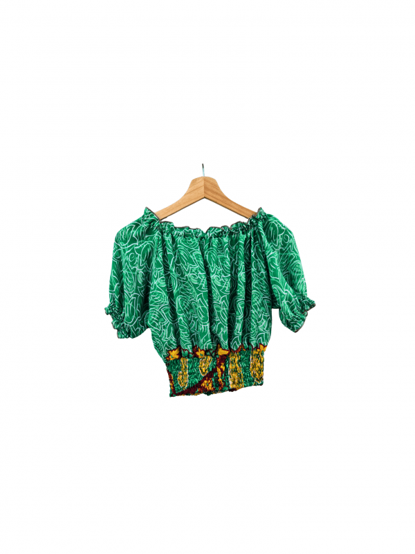 Top cigana verde amarillo rojo - Imagen 3
