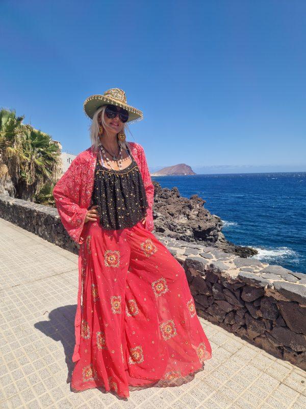 Falda pantalón wombat coral