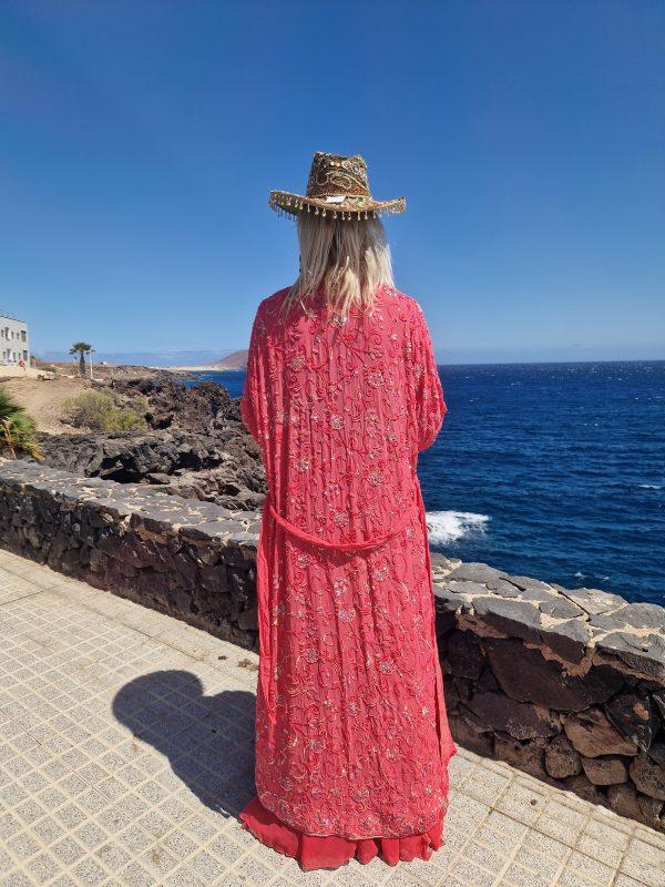 Kimono joya coral - Imagen 2